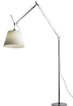 Artemide Led | Lampadaire Tolomeo Mega Led Metal Papier / O 42 Cm - H 148 A 327 Cm - Artemide