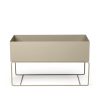 Ferm Living Pots Et Plantes | Jardiniere Sur Pied Plant Box Large Metal / Rangement - L 77 X H 45 Cm X Prof. 34 Cm - Ferm Living