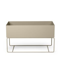 Ferm Living Pots Et Plantes | Jardiniere Sur Pied Plant Box Large Metal / Rangement - L 77 X H 45 Cm X Prof. 34 Cm - Ferm Living