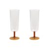 & klevering Verres | Flute A Champagne Mingle Verre Orange / Set De 2 - & Klevering