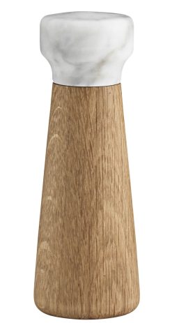 Normann Copenhagen Sel, Poivre Et Huile | Moulin A Sel Craft Small Pierre Blanc Bois Naturel - Normann Copenhagen