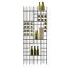 Mogg Autour Du Vin | Etagere A Vin Metrica A Wine Metal / 58 Bouteilles - L 78 X P 25 X H 190 Cm - Mogg