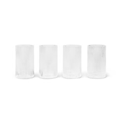 Ferm Living Verres | Verre A Liqueur Ripple Verre / Verrine - Set De 4 / O 5.4 X H 9 Cm - Ferm Living