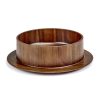 valerie objects Saladiers, Coupes Et Bols | Plat Dishes To Dishes - Acacia Bois Naturel / O 35 X H 10 Cm - Valerie Objects