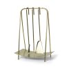 Ferm Living Paniers Et Petits Rangements | Serviteur De Cheminee Port Or Metal / 3 Outils Avec Support - Ferm Living