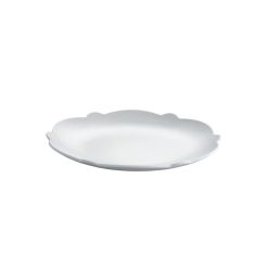 Alessi Assiettes | Assiette A Dessert Dressed En Plein Air Plastique Blanc - Alessi