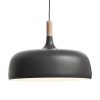 Northern Suspensions | Suspension Acorn Metal Gris Bois Naturel / O 48 Cm - Northern