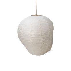 Ferm Living Suspensions | Abat-Jour Kurbis Papier Blanc / O 57 X H 60 Cm - Ferm Living