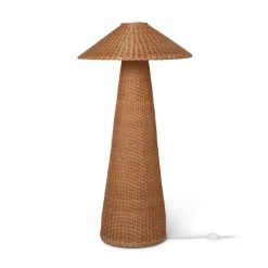 Ferm Living Lampadaires | Lampadaire Dou Fibre Vegetale / Rotin Tresse Main - O 71 X H 131 Cm - Ferm Living