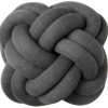 Design House Stockholm Deco Textile | Coussin Knot Tissu Gris / Fait Main - 30 X 30 Cm / 2016 - Design House Stockholm