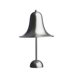 Verpan Kids | Lampe De Table Pantop Argent Metal / O 23 Cm - Verner Panton (1980) - Verpan