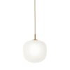 Muuto Suspensions | Suspension Rime Verre Blanc / O 25 - Souffle Bouche - Muuto