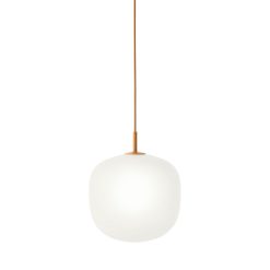 Muuto Suspensions | Suspension Rime Verre Blanc / O 25 - Souffle Bouche - Muuto