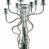 Driade Bougeoirs, Photophores | Chandelier Simon Metal / H 48.5 Cm - Plaque Argent / Borek Sipek, 1989 - Driade