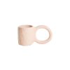 Petite Friture Tasses Et Mugs | Tasse A Cafe Donut Medium Ceramique Rose / O 8 X H 9 Cm - Petite Friture