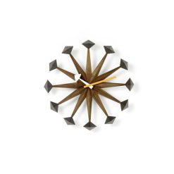 Vitra Horloges | Horloge Murale Polygon Clock Bois / By George Nelson, 1948-1960 / O 43 Cm - Vitra