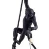 Seletti Suspensions | Suspension D'Exterieur Monkey Hanging Plastique Noir / Outdoor - H 80 Cm - Seletti