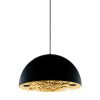 Catellani & Smith Suspensions | Suspension Stchu-Moon 02 Metal Noir Or / Led - O 60 Cm - Cuilleres - Catellani & Smith