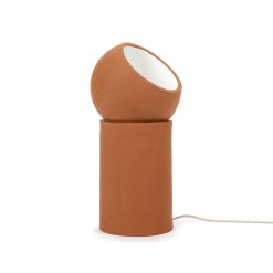 Serax Lampes De Table | Lampe De Table Terra Large Ceramique / O 25 X H 51 Cm - Terracotta / Spot Orientable - Serax