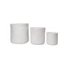 Ferm Living Paniers Et Petits Rangements | Panier Vary Tissu Blanc / Sert De 3 - Coton Recycle / O 40 X H 42 Cm - Ferm Living