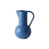 raawii Carafes Et Decanteurs | Carafe Strom Small Ceramique Bleu / 0,75 L - H 20 Cm / Fait Main - Raawii