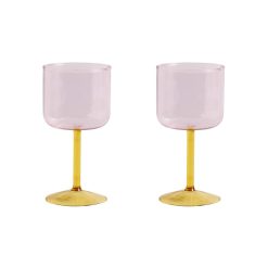 Hay Verres | Verre A Vin Tint Verre Rose / Set De 2 - Hay