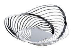 Alessi Corbeilles, Centres De Table | Corbeille Trinity Metal / O 26 X H 7 Cm - Adam Cornish, 2013 - Alessi