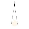 Moooi Suspensions | Suspension Nomnom Light Metal Verre Noir / Led - O 22 Cm - Moooi