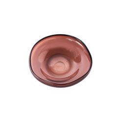 Pols Potten Saladiers, Coupes Et Bols | Coupe Eye Verre Marron / Small - O 32 X H 5 Cm - Pols Potten