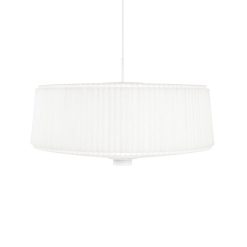 Moooi Suspensions | Suspension Plie Plisse Tissu Blanc / O 60 Cm / Intensite Reglable - Moooi