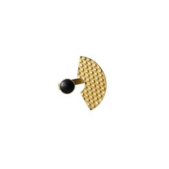 Alessi Accessoires Mode | Bague Venusia - Edone Noir Or Metal / Small - Alessi