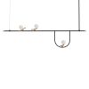 Artemide Suspensions | Suspension Yanzi Sc1 Metal Verre Noir / Led - L 156 X H 61 Cm - Artemide