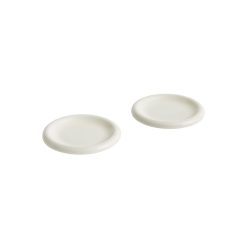 Hay Assiettes | Assiette A Dessert Barro Ceramique Blanc / O 18 Cm - Set De 2 - Hay