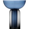 AYTM Vases | Vase Torus Large Verre Bleu / H 35 Cm - Aytm