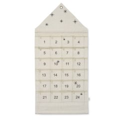 Ferm Living Kids | Calendrier De L'Avent Star Tissu / Tissu - 24 Jours / L 50 X H 100 Cm - Ferm Living