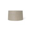 Ferm Living Lampes De Table | Abat-Jour Eclipse Short Tissu Gris Beige / O 33 X H 18.5 Cm - Ferm Living