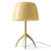 Foscarini Lampes De Table | Lampe De Table Lumiere Nuances Grande Verre Jaune / H 45 Cm - Foscarini