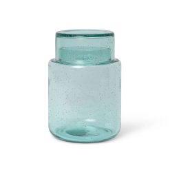 Ferm Living Boites Et Conservation | Pot Oli Verre Vert / Recycle - 1,7 L / O 13 X H 19,5 Cm - Ferm Living