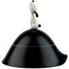 Alessi Chiens, Chats & Cie | Gamelle Lula Metal Plastique Noir / Pour Chien - Alessi