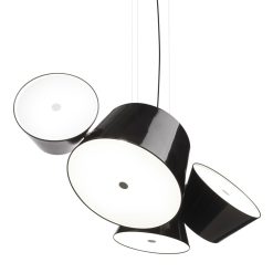 Marset Suspensions | Suspension Tam Tam 3 Metal Noir / 102 X 85 Cm - Marset