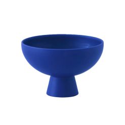 raawii Saladiers, Coupes Et Bols | Coupe Strom Medium Ceramique Bleu / O 19 Cm - Fait Main - Raawii