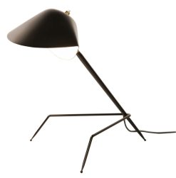 Serge Mouille Lampes De Table | Lampe De Table Tripode Metal Noir / 1954 - Serge Mouille