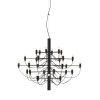 Flos Suspensions | Suspension 2097 Metal / 30 Ampoules Depolies Incluses - O 88 Cm/ Gino Sarfatti, 1958 - Flos