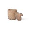 Ferm Living Bougeoirs, Photophores | Bougie Parfumee Ura Ceramique Beige / Senteur Camomille - Gres - Ferm Living