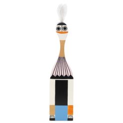 Vitra Objets Deco Et Cadres-Photos | Decoration Wooden Doll No. 1 Super Large Bois / By Alexander Girard, 1952 - H 80 Cm - Vitra