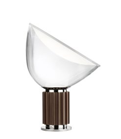 Flos Led | Lampe De Table Taccia Led Small Verre / H 48 Cm - Castiglioni, 1962 - Flos