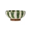 Bloomingville Saladiers, Coupes Et Bols | Saladier Shakti Ceramique Vert / O 26 X H 12 Cm - Bloomingville