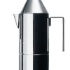 Alessi Cafetieres | Cafetiere Italienne La Conica Metal / 3 Tasses - Alessi