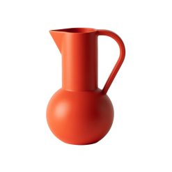 raawii Carafes Et Decanteurs | Carafe Strom Medium Ceramique Orange / 1,5 L - H 24 Cm / Fait Main - Raawii