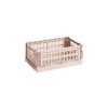 Hay Paniers Et Petits Rangements | Panier Colour Crate Plastique Rose Beige Small / 17 X 26,5 Cm - Recycle - Hay